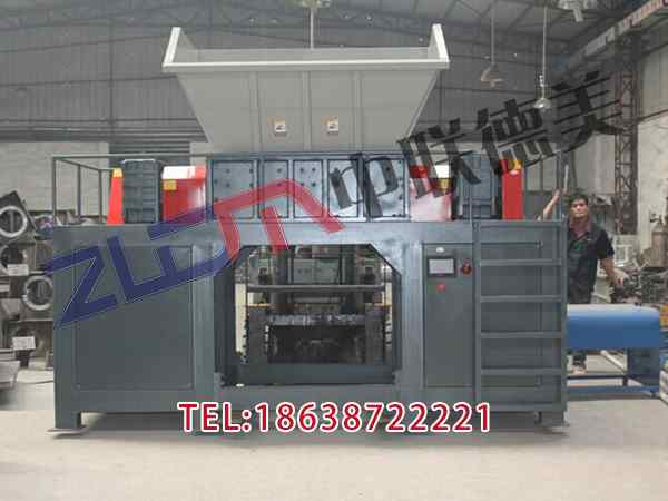 河北垃圾塑料撕碎機視頻觀看